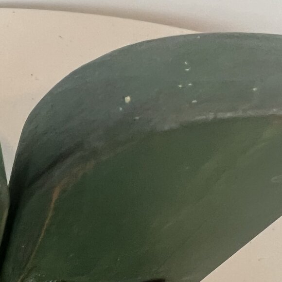 Wooden Canoe Bookends Green Yellow Rustic Man Cave Boys Room Fishing Lightweight - Picture 6 of 16